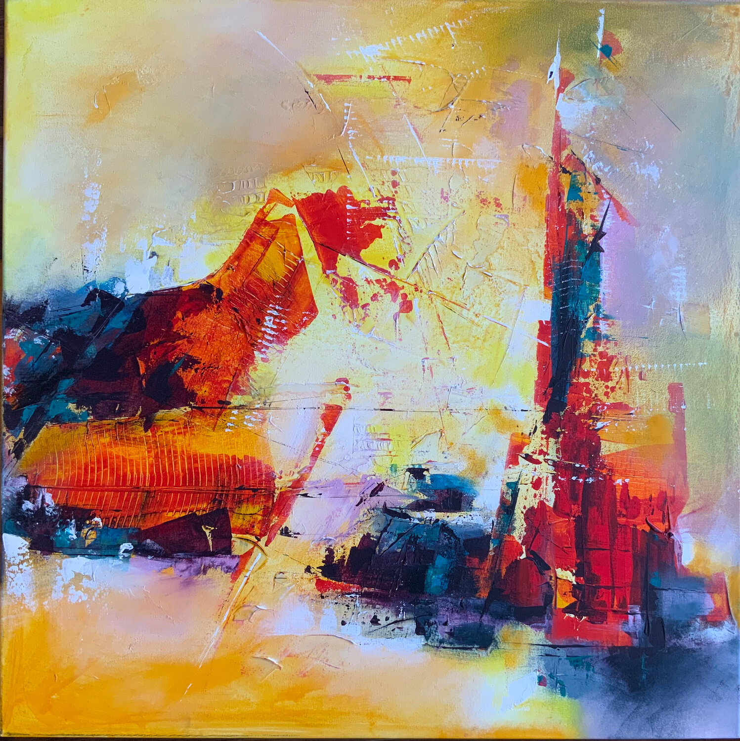 Line -lay Tetiana Maslyk Original painting for sale
