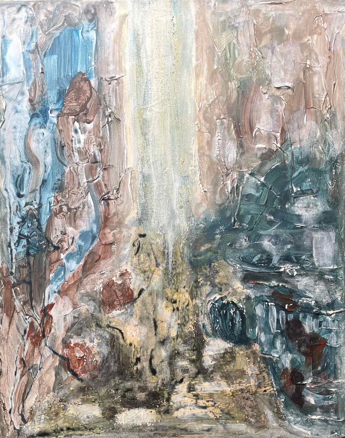 Down the Lane of Cecil Court Lana S Original painting for sale
