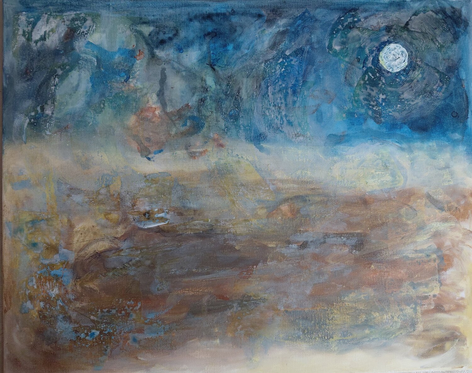 Touched by the Moonlight Lana S Original painting for sale