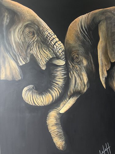 Tu es le lien by Stephanie Lefebvre, Painting for Sale on Select