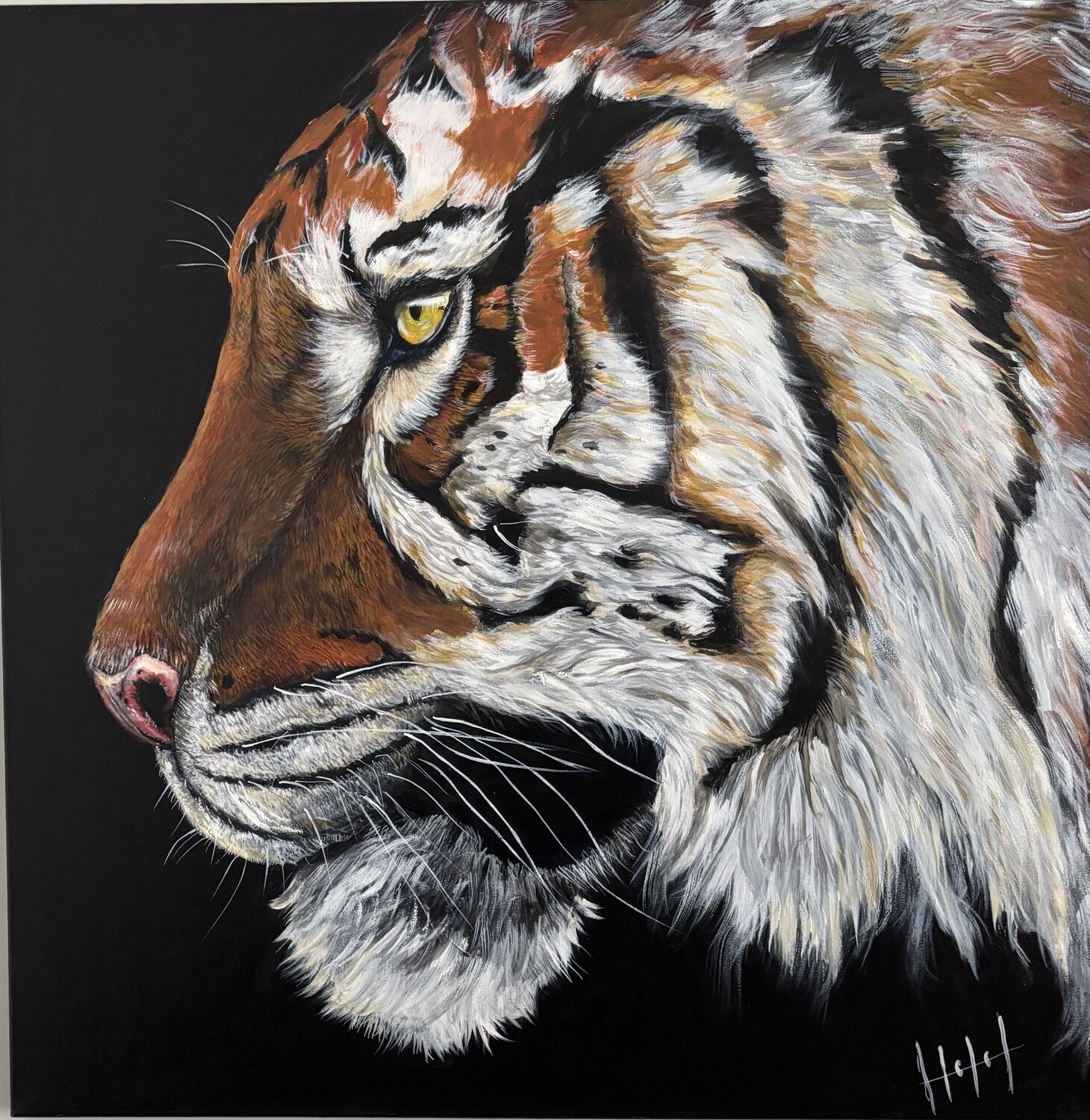 Tu es force Stephanie Lefebvre Original painting for sale