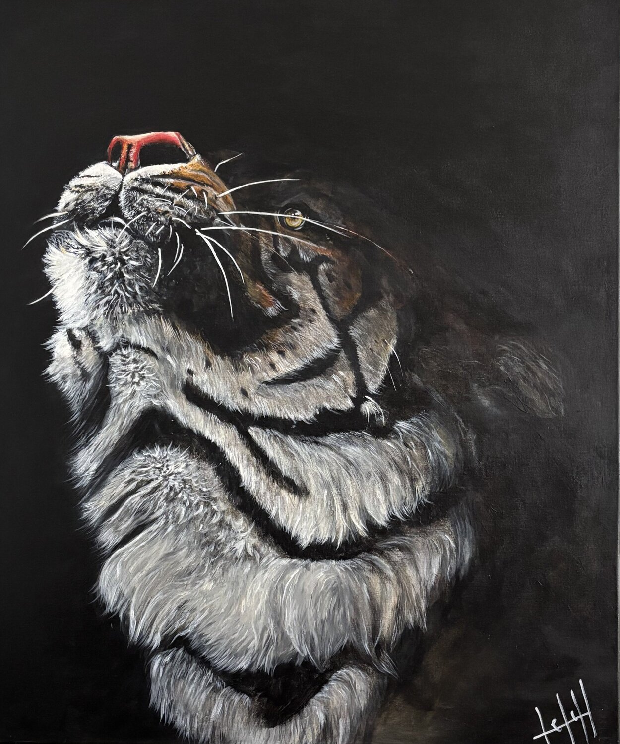 Tu es lumière Stephanie Lefebvre Original painting for sale