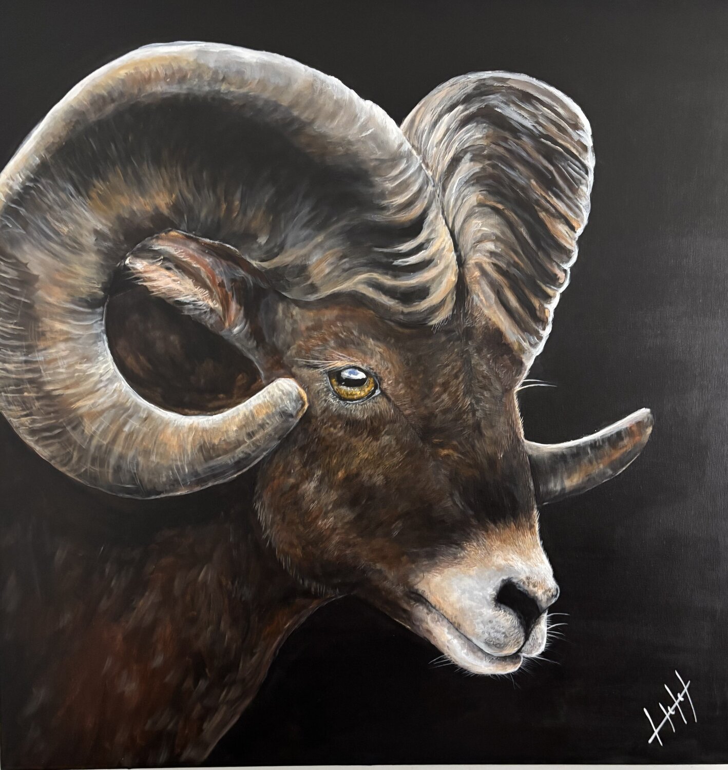 Tu es sommet Stephanie Lefebvre Original painting for sale