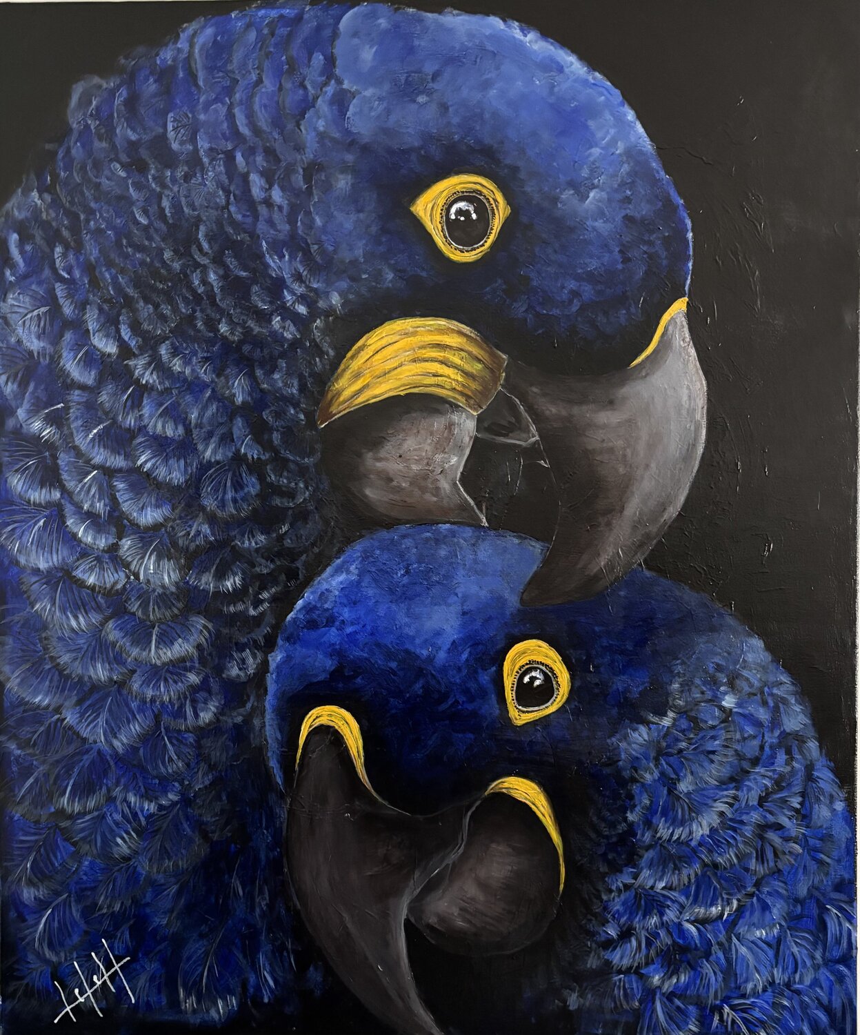 Tu es fidélité Stephanie Lefebvre Original painting for sale