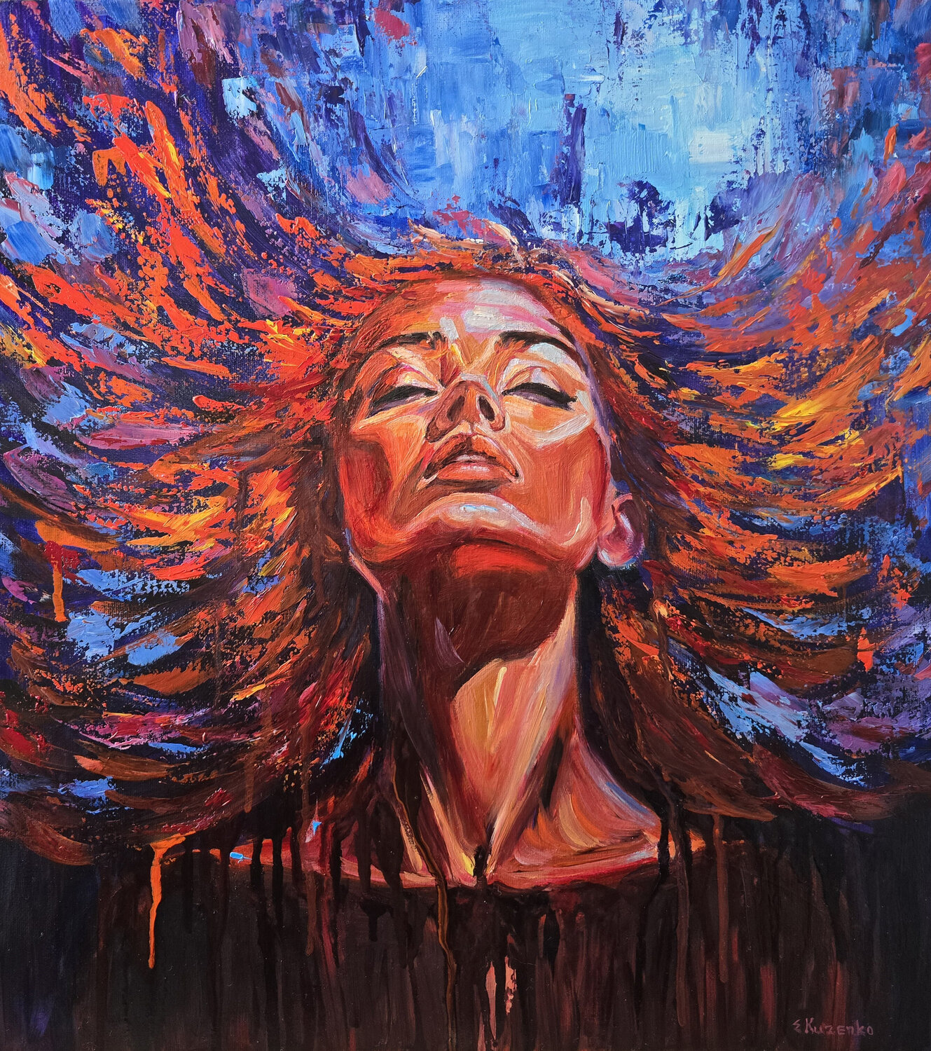 Passion Olena Kuzenko Original painting for sale