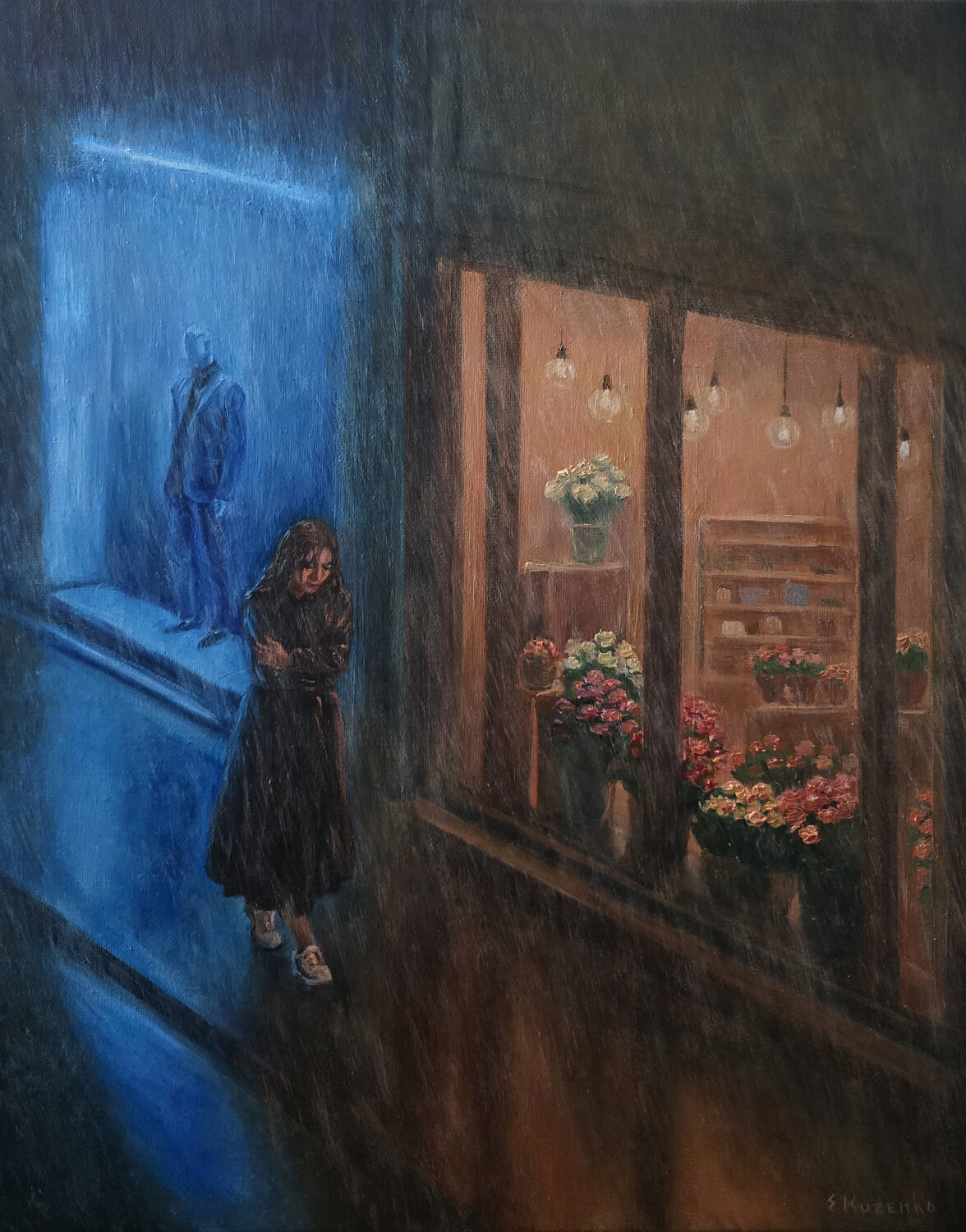 leaving Cold Behind Olena Kuzenko Original painting for sale