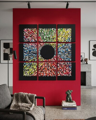 🔴 𝐄𝐮𝐩𝐡𝐨𝐧𝐢𝐞 : 𝐑𝐮𝐛𝐢𝐤'𝐬 𝐕𝐢𝐞 by Wendie de Kandiss, Sculpture for Sale on Select