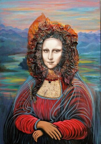 Interpretación de Gioconda by Megon Art, Painting for Sale on Select
