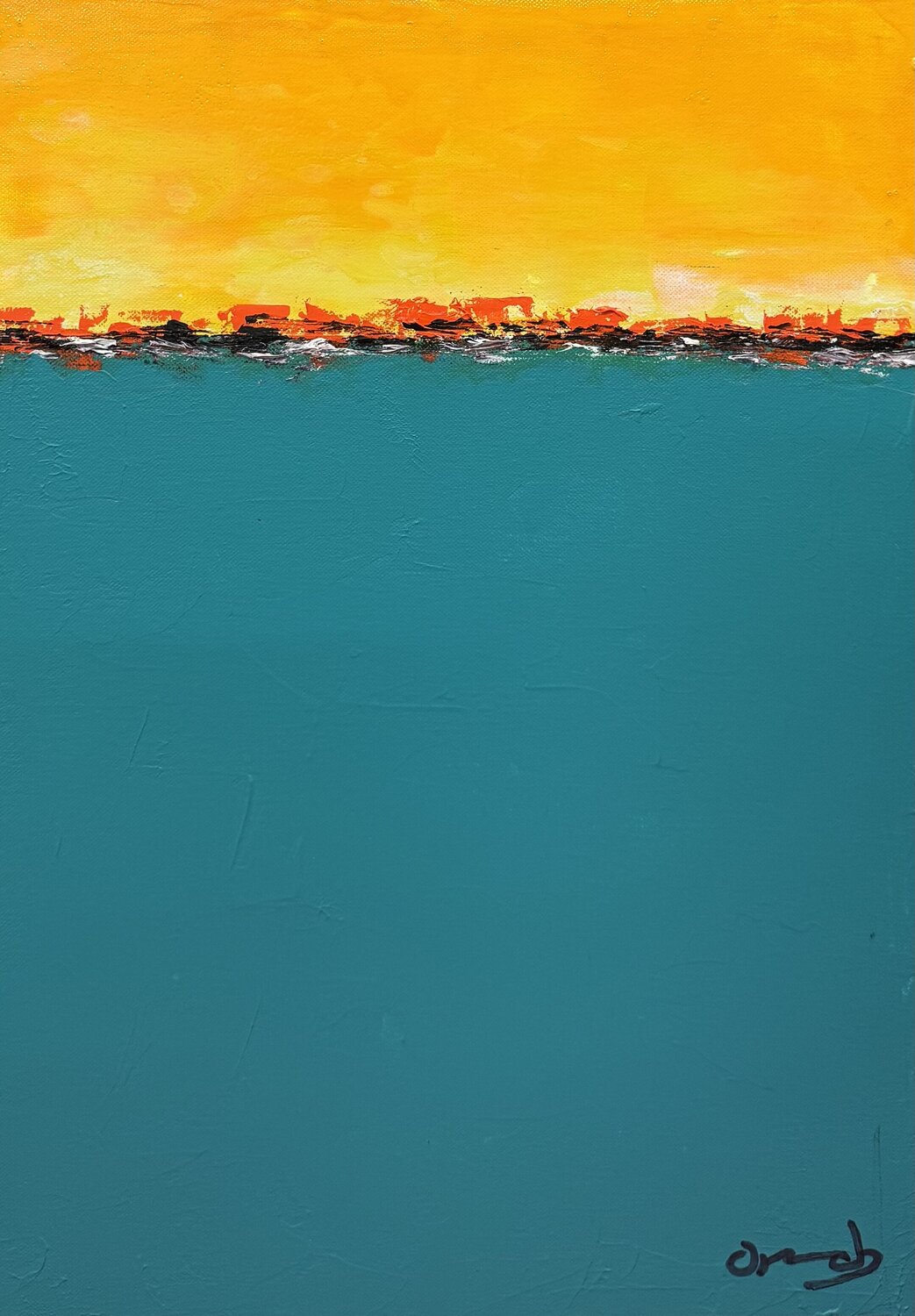 Llindar del silenci Francesc ORENCH Original painting for sale