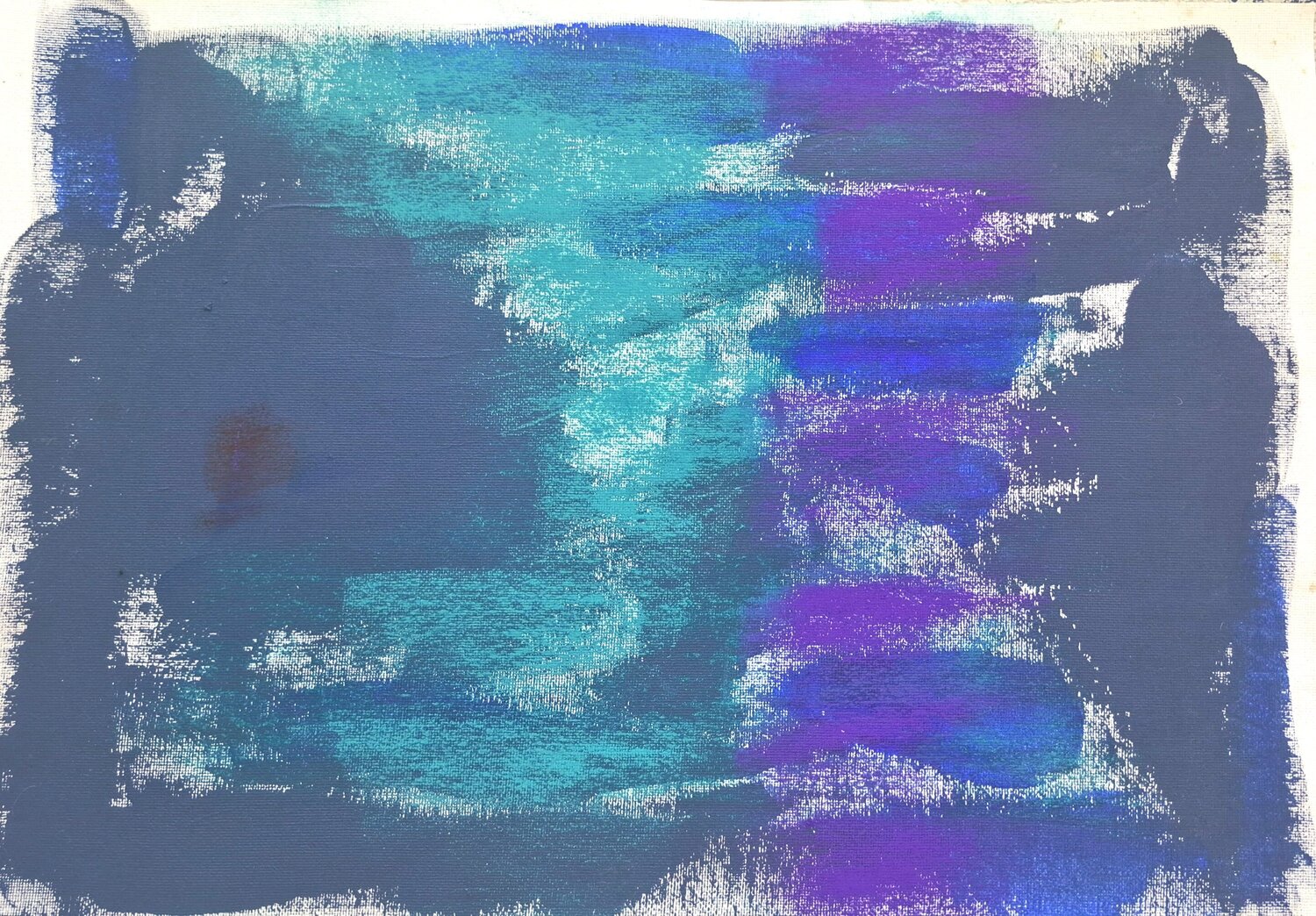 Sea & smooth coastal rocks Hanne Giacobbe Helleberg Original painting for sale