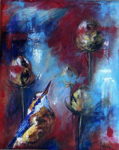 The Last Bloom by Anna Antonini, Painting for Sale on Select