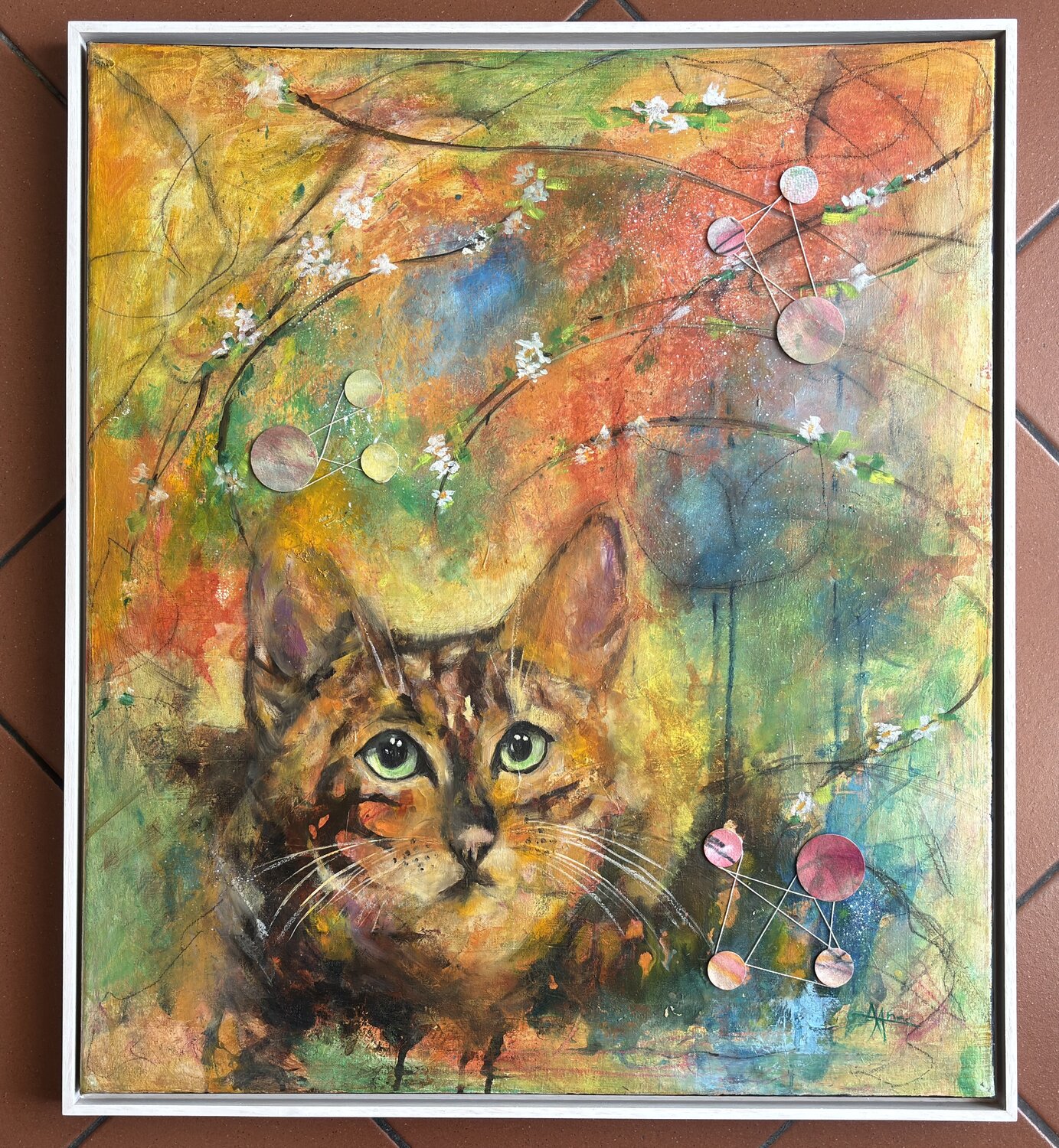 Threads of Belonging Anna Antonini Original painting for sale
