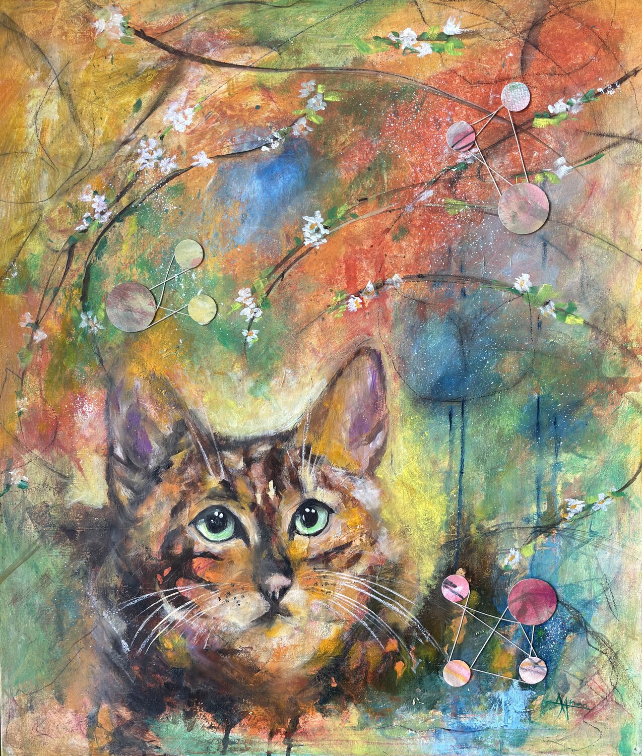 Threads of Belonging Anna Antonini Original painting for sale