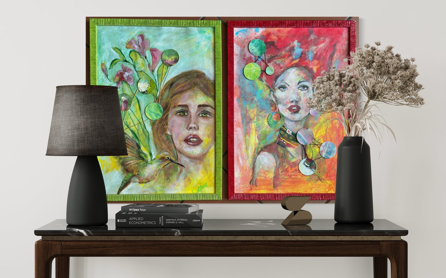 Faces Anna Antonini Original painting for sale