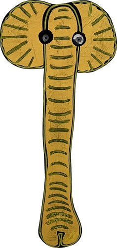 THERE IS A YELLOW ELEPHANT IN THE ROOM by Frank Willems, Painting for Sale on Select