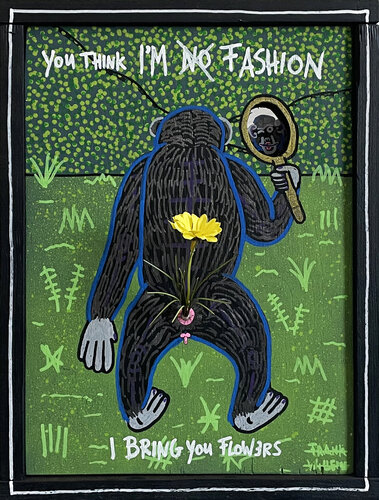 YOU THINK I’M NO FASHION – Black M by Frank Willems, Painting for Sale on Select