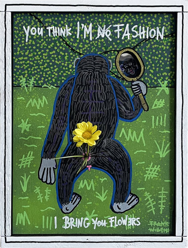 YOU THINK I’M NO FASHION – White M by Frank Willems, Painting for Sale on Select