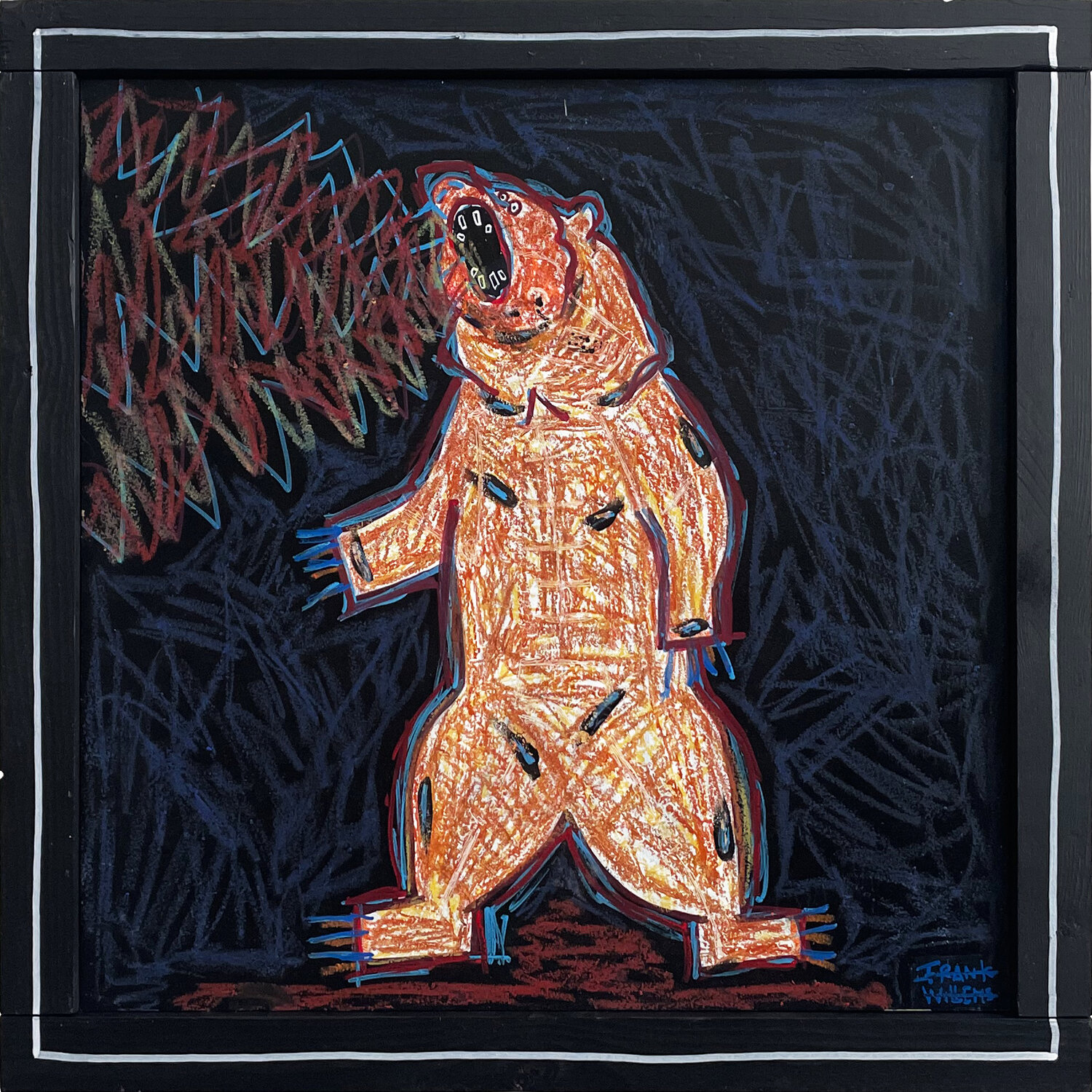 JUST A HUMAN BEING Frank Willems Original painting for sale