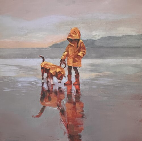 After the rain by Nicole S. Pousset, Painting for Sale on Select