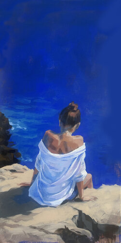 Where the Heart Turns Free by Nicole S. Pousset, Painting for Sale on Select