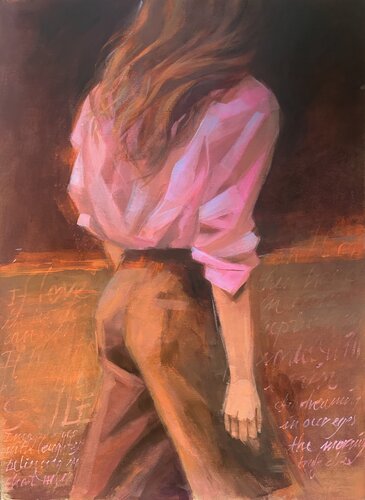 Grace in silence by Nicole S. Pousset, Painting for Sale on Select