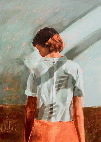 Stay a little longer by Nicole S. Pousset, Painting for Sale on Select