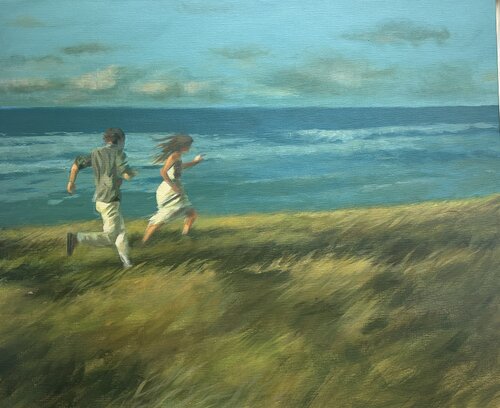 Joyfull Escape by Nicole S. Pousset, Painting for Sale on Select