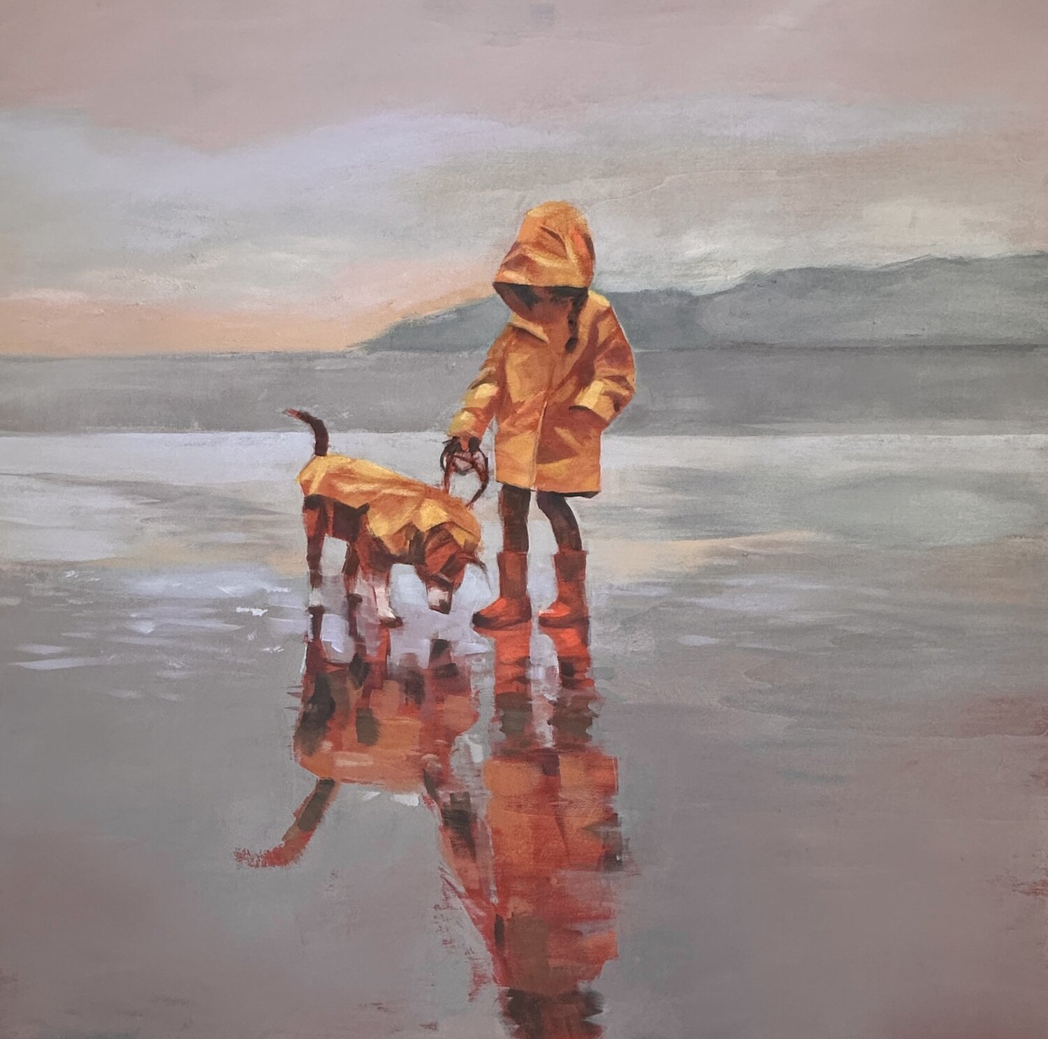 After the rain Nicole S. Pousset Original painting for sale