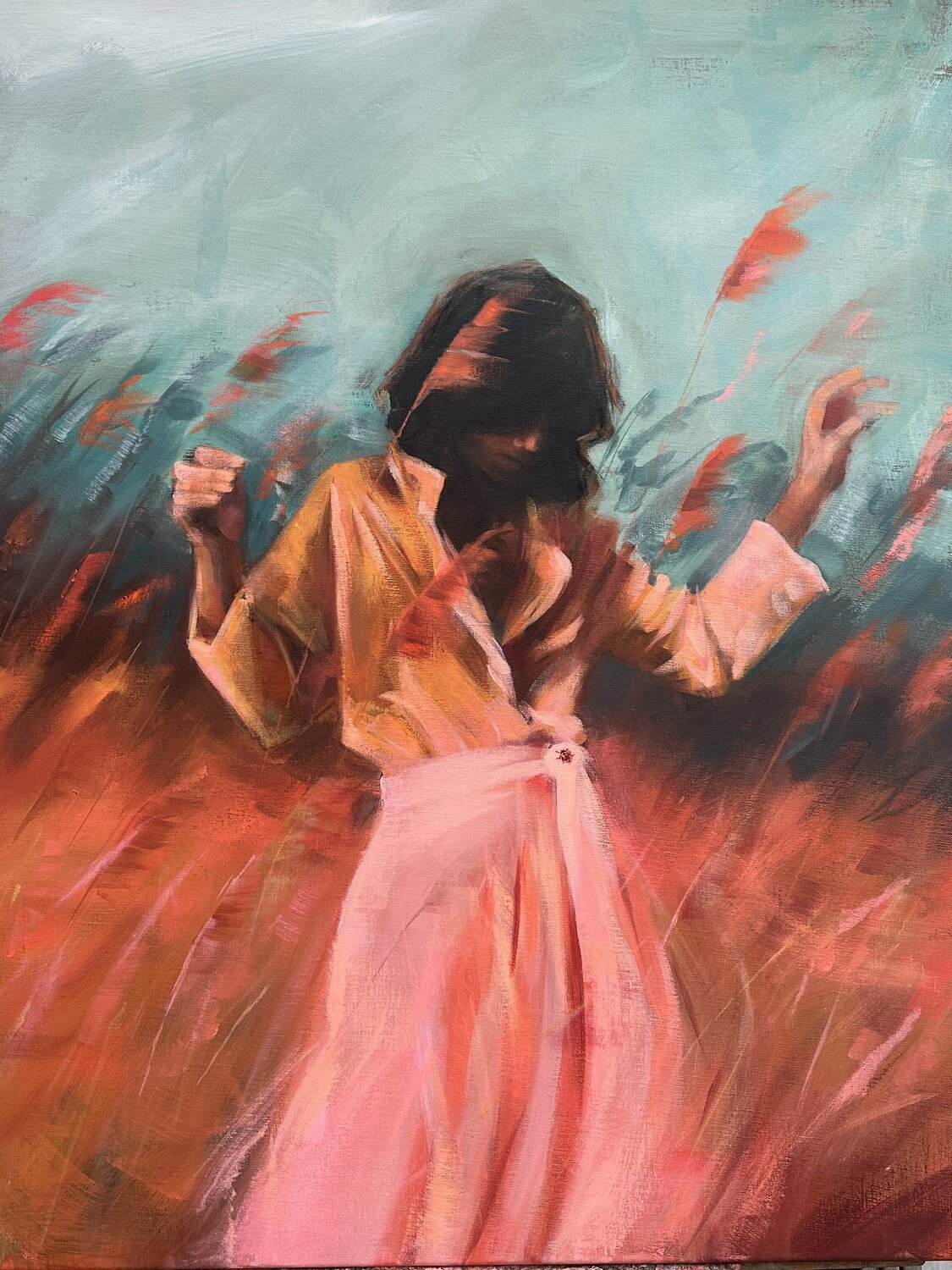 She dances with purpose Nicole S. Pousset Original painting for sale