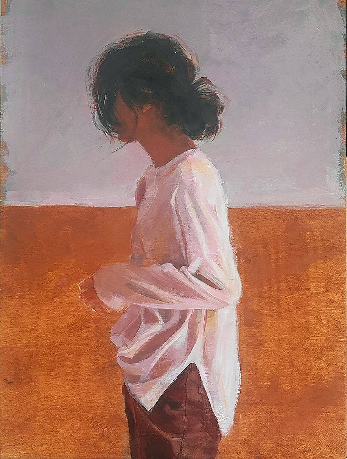The beauty of restraint Nicole S. Pousset Original painting for sale