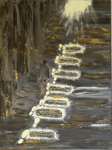 „Dein Wort“ by Elvira Süszer, Painting for Sale on Select