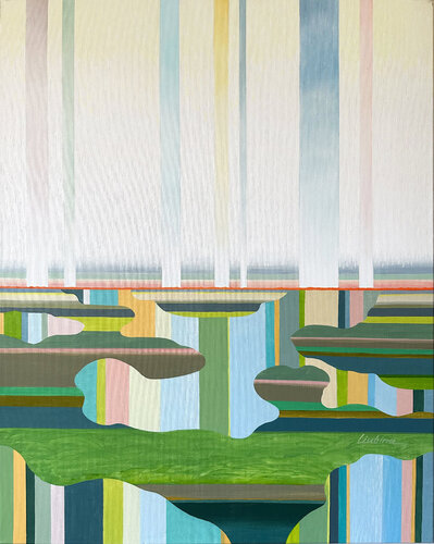 Color Tectonics I by Julia Liubina, Painting for Sale on Select
