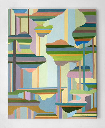 Color Tectonics II by Julia Liubina, Painting for Sale on Select
