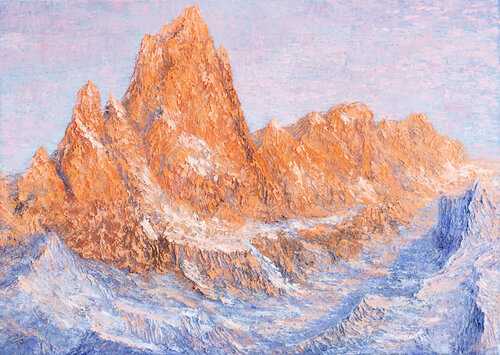 Patagonia at First Light by Galina Vasiljeva, Painting for Sale on Select