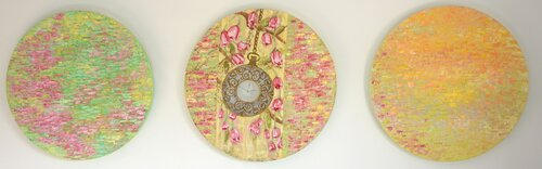 Carpe Diem. Guest of Time -  Triptych von Galina Vasiljeva, Malerei kaufen auf Select