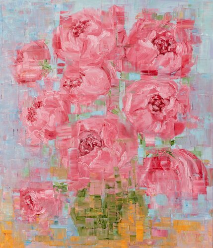 Whispers of Bloom. Flowers von Galina Vasiljeva, Malerei kaufen auf Select