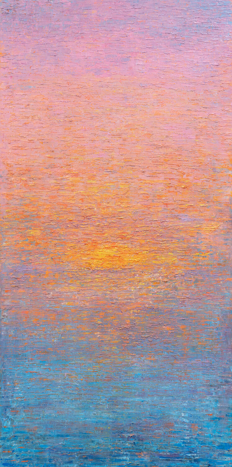 Infinite Glow: Ocean Light Galina Vasiljeva Original painting for sale