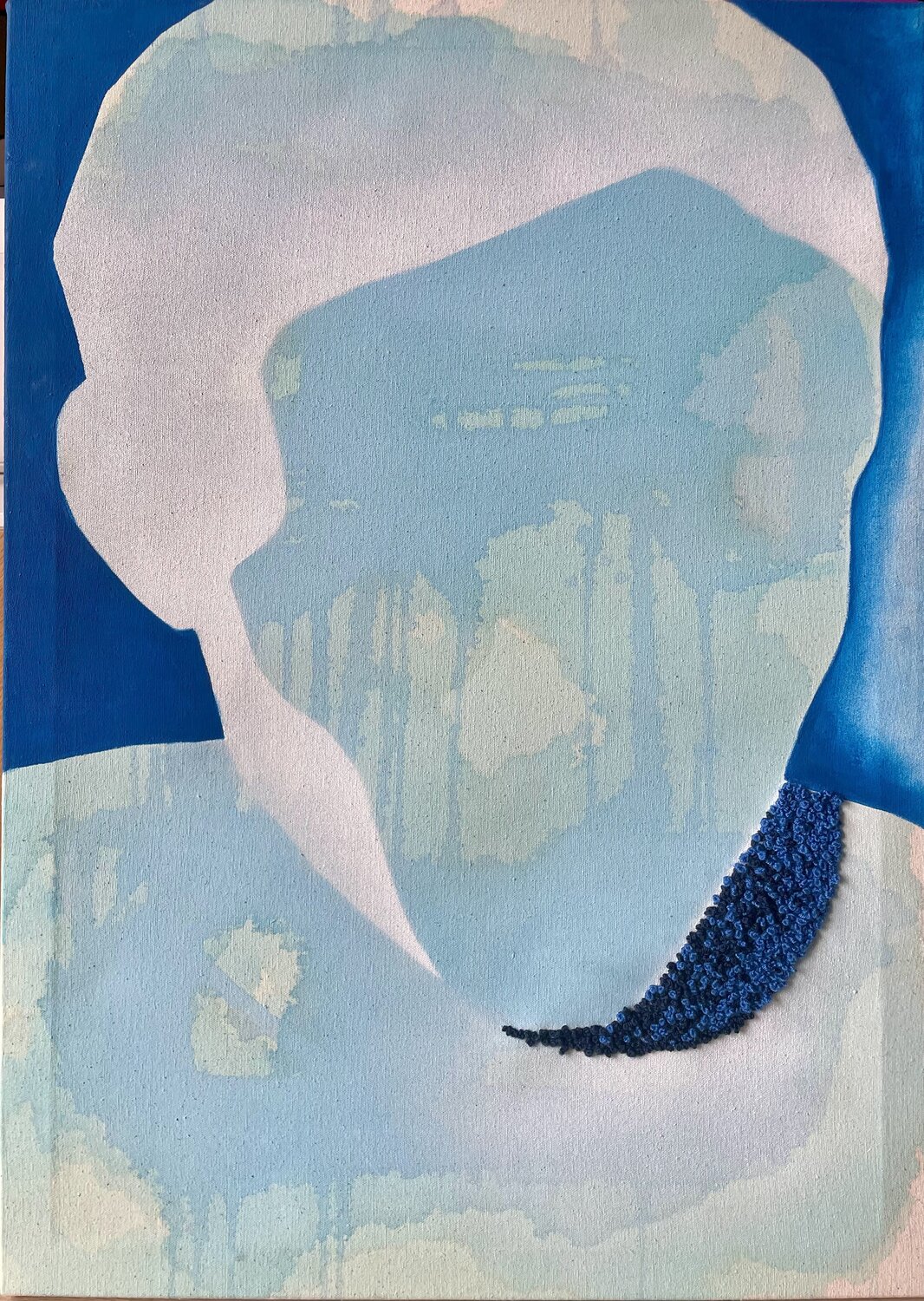 Contenerse Maria Castro Zuzuarregui Original painting for sale