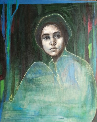 Au bord von Sandra Quintin, Malerei kaufen auf Select
