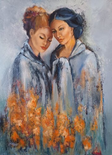 REFUGE by Béatrice Desprat, Painting for Sale on Select