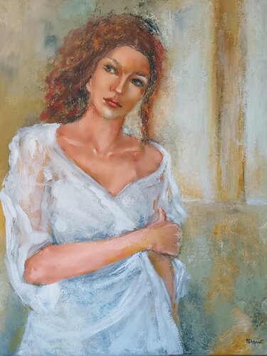 LA FENETRE by Béatrice Desprat, Painting for Sale on Select