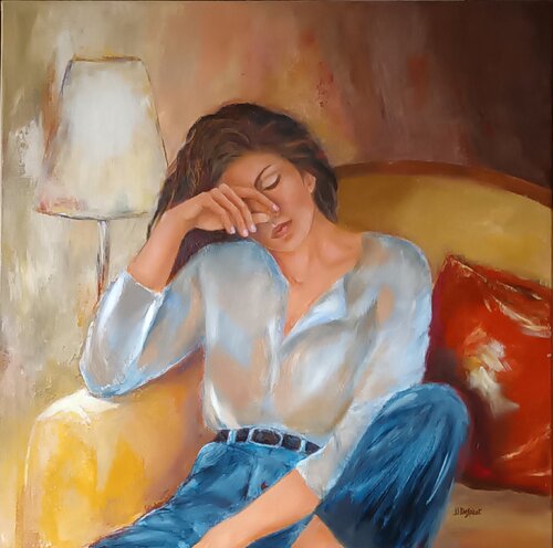 DETENTE by Béatrice Desprat, Painting for Sale on Select