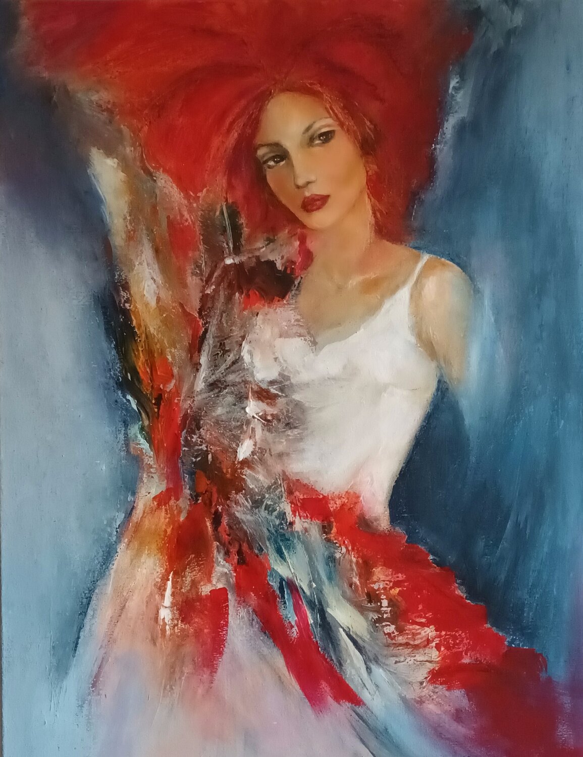 REVANCHE Béatrice Desprat Original painting for sale