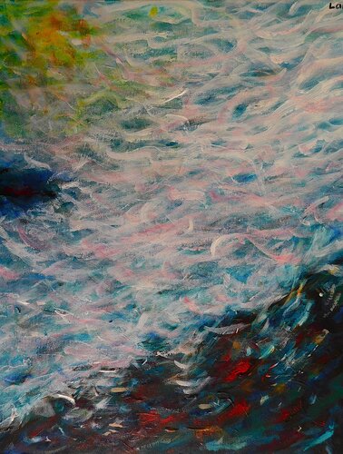 Go With the Flow by Nalan McCandless, Painting for Sale on Select