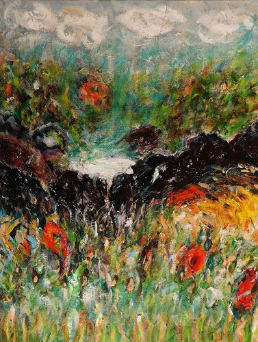 Summer in the Valley by Nalan McCandless, Painting for Sale on Select