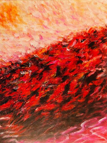 Pyroclastic Flow by Nalan McCandless, Painting for Sale on Select