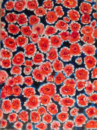 Poppy Show by Nalan McCandless, Painting for Sale on Select