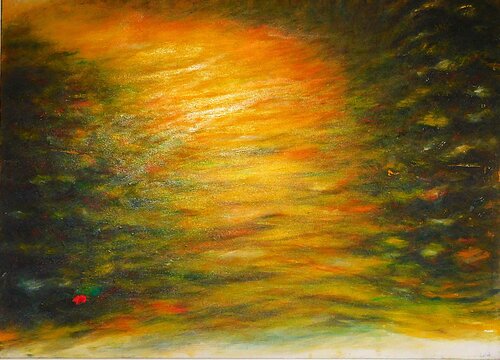 Sun on Water by Nalan McCandless, Painting for Sale on Select