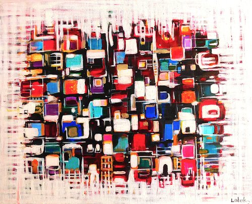 Metropolis by Nalan McCandless, Painting for Sale on Select