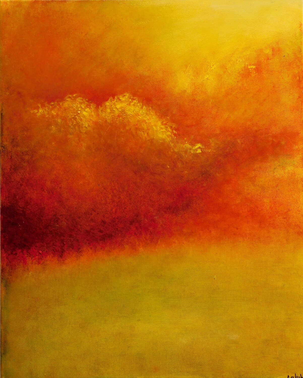 Red Sky at Night Nalan McCandless Original painting for sale